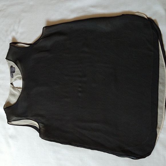 Vince black silk tank top - Picture 5 of 11